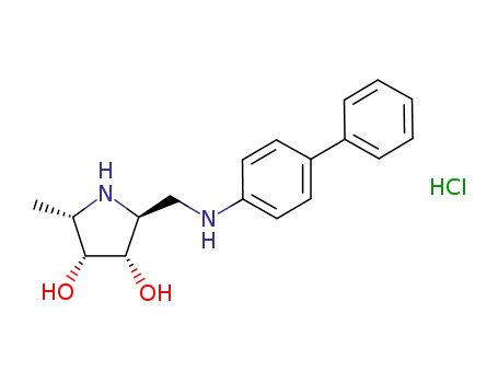 (2S,3S,4R,5S)-2-[2-(1,1'-biphenyl-4-ylamino)methyl]-5-methylpyrrolidine-3,4-diol hydrochloride