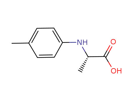Molecular Structure of 1345697-82-6 (2-P-TOLYLAMINO-PROPIONIC ACID)