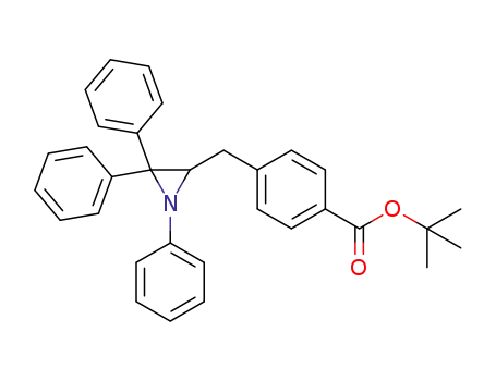 tert-butyl 4-[(1,3,3-triphenyl-2-aziridinyl)methyl]benzoate