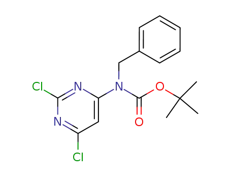 benzyl-(2,6-dichloro-pyrimidin-4-yl)-carbamic acid tert-butyl ester