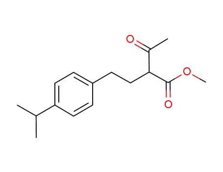 2-[2-(4-isopropylphenyl)-ethyl]-3-oxo-butyric acid methyl ester