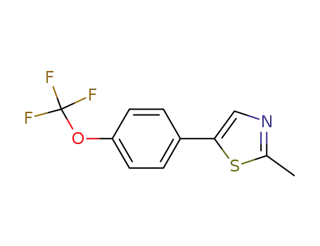 2-methyl-5-(4-trifluoromethoxyphenyl)thiazole