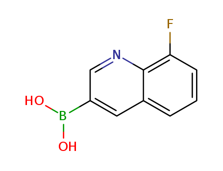 (8-fluoroquinolin-3-yl)boronic acid cas no. 1207750-07-9 98%