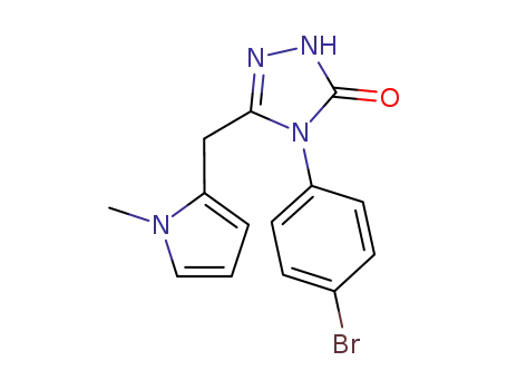 4-bromophenyl-3-[(1-methylpyrrol-2-yl)methyl]-4,5-dihydro-1,2,4-triazolin-5-one