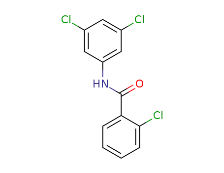 Molecular Structure of 83426-50-0 (2-Chloro-N-(3,5-dichlorophenyl)benzaMide, 97%)