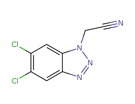 2-(5,6-dichloro-1H-benzo[d][1,2,3]triazol-1-yl)acetonitrile