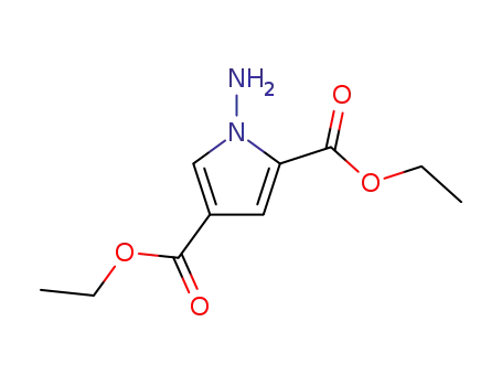 Molecular Structure of 869066-99-9 (1-amino-1H-pyrrole-2,4-dicarboxylic acid diethyl ester)