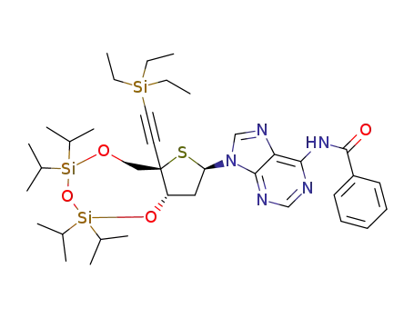 C<sub>37</sub>H<sub>57</sub>N<sub>5</sub>O<sub>4</sub>SSi<sub>3</sub>