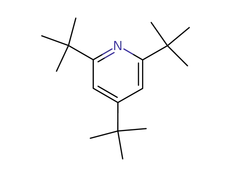 Molecular Structure of 20336-15-6 (2,4,6-TRI-TERT-BUTYLPYRIDINE)