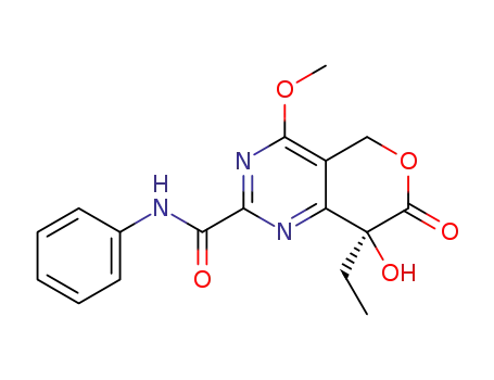 (S)-8-ethyl-8-hydroxy-4-methoxy-7-oxo-N-phenyl-7,8-dihydro-5H-pyrano[4,3-d]pyrimidine-2-carboxamide