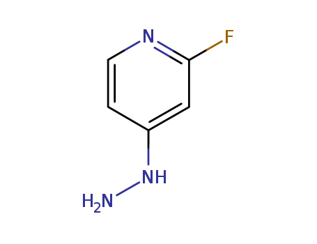 Pyridine, 2-fluoro-4-hydrazino- (9CI)