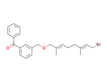 (3-((((2E,6E)-8-bromo-2,6-dimethylocta-2,6-dien-1-yl)oxy)methyl)phenyl)(phenyl)methanone