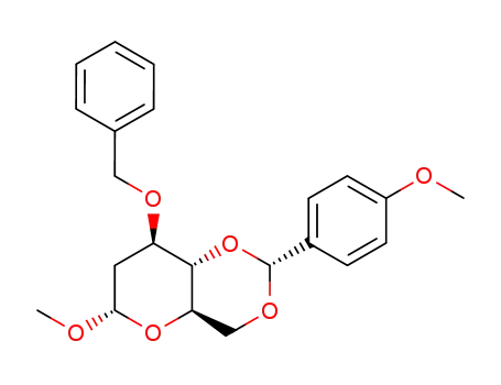 methyl 3-O-benzyl-2-deoxy-4,6-O-(p-methoxybenzylidene)-α-D-glucopyranoside