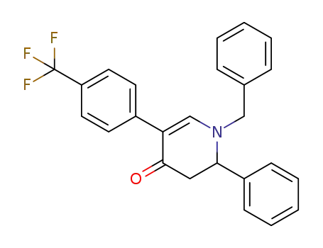 N-benzyl-2-phenyl-5-(4'-(trifluoromethyl)phenyl)-2,3-dihydropyridin-4(1H)-one