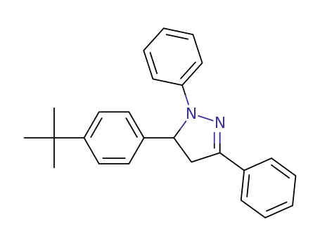 Molecular Structure of 152015-93-5 (5-(4-BUTYLPHENYL)-1,3-PHENYLPYRAZOLINE)