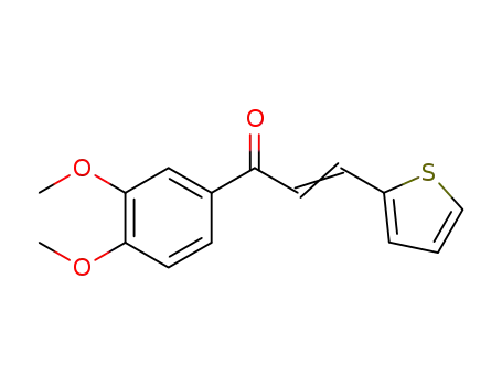 Molecular Structure of 331864-02-9 (2-(2-THIENYLIDENE)-3,4-DIMETHOXYACETOPHENONE)
