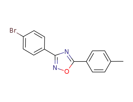 Molecular Structure of 587006-12-0 (3-(4-BROMOPHENYL)-5-P-TOLYL-1,2,4-OXADIAZOLE)