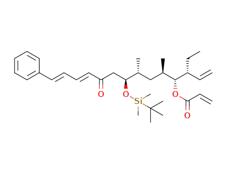 (3R,4R,5R,7R,8S,11E,13E)-8-(tert-butyldimethylsilyloxy)-3-ethyl-5,7-dimethyl-10-oxo-14-phenyltetradeca-1,11,13-trien-4-yl acrylate