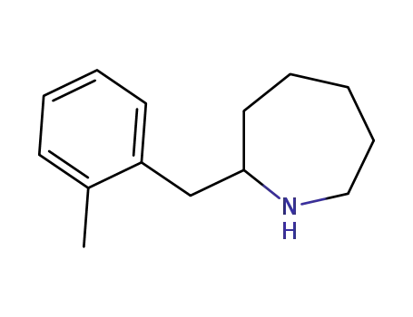 Molecular Structure of 383129-31-5 (HEXAHYDRO-2-[(2-METHYLPHENYL)METHYL]-1H-AZEPINE)