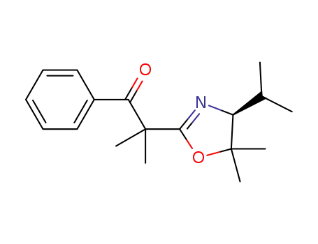 (S)-2-(4-isopropyl-5,5-dimethyl-4,5-dihydrooxazol-2-yl)-2-methyl-1-phenylpropan-1-one