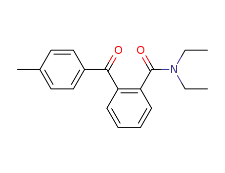 Molecular Structure of 112162-73-9 (Benzamide, N,N-diethyl-2-(4-methylbenzoyl)-)