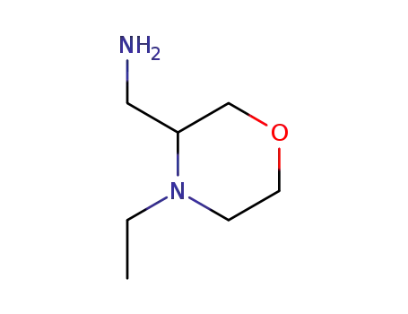 Molecular Structure of 1204651-70-6 (4-ethyl-3-morpholinemethan amine)
