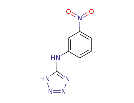 Molecular Structure of 152813-56-4 ((3-nitro-phenyl)-(1<i>H</i>-tetrazol-5-yl)-amine)