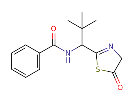 2-[1-(N-benzoylamino)-2,2-dimethylpropyl]-4H-5-thiazolone