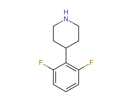 Molecular Structure of 1019373-70-6 (4-(2,6-difluorophenyl)piperidine)