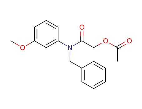 2-acetoxy-N-benzyl-N-(3-methoxyphenyl)acetamide