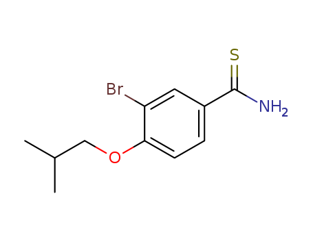 3-bromo-4-isobutoxy-benzenecarbothioamide