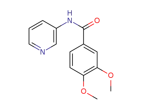 Molecular Structure of 86425-44-7 (3,4-dimethoxy-N-(3-pyridinyl)benzamide)