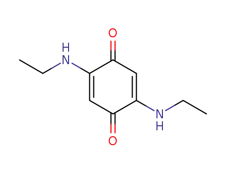 Molecular Structure of 1520-97-4 (2,5-Cyclohexadiene-1,4-dione, 2,5-bis(ethylamino)-)