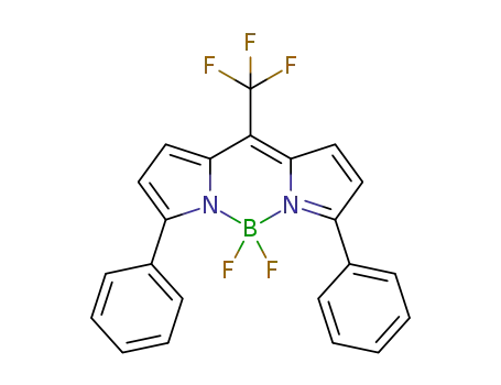 4,4'-difluoro-3,5-diphenyl-8-trifluoromethyl-4-bora-3a,4a-diaza-sindacene