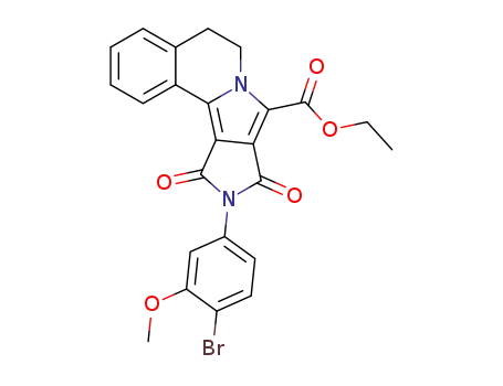 ethyl 10-(4-bromo-3-methoxyphenyl)-9,11-dioxo-6,9,10,11-tetrahydro-5H-pyrrolo[3',4':3,4]pyrrolo[2,1-a]isoquinoline-8-carboxylate