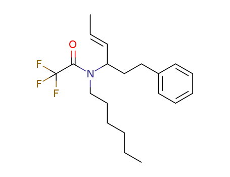 (E)-2,2,2-trifluoro-N-hexyl-N-(1-phenylhex-4-en-3-yl)acetamide
