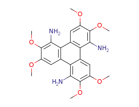 1,5,9-triamino-2,3,6,7,10,11-hexamethoxyltriphenylene
