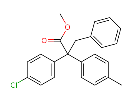 methyl 2-(4-chlorophenyl)-3-phenyl-2-p-tolylpropanoate