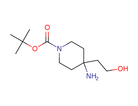 tert-butyl 4-amino-4-(2-hydroxyethyl)piperidine-1-carboxylate