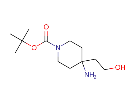tert-butyl 4-amino-4-(2-hydroxyethyl)piperidine-1-carboxylate