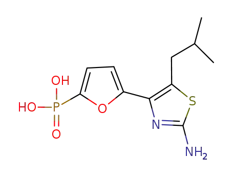 [5-(2-Amino-5-isobutyl-1,3-thiazol-4-yl)-2-furyl]phosphonic acid
