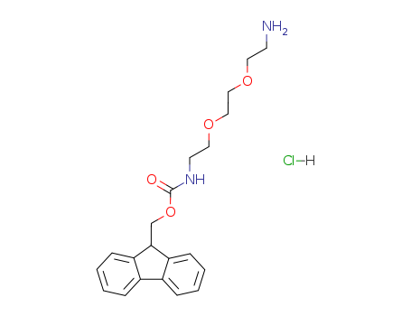 (9H-Fluoren-9-yl)methyl (8-amino-3,6-dioxooctyl)carbamate hydrochloride 868599-73-9