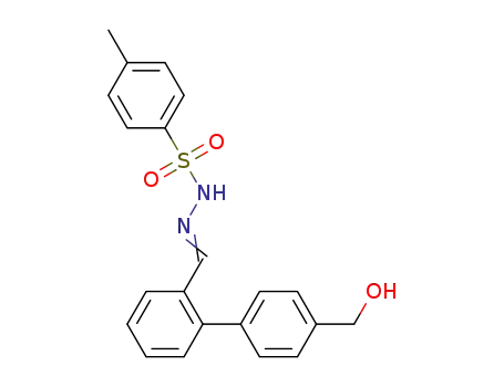 Molecular Structure of 1332500-53-4 (N'-((4'-(hydroxymethyl)biphenyl-2-yl)methylidene)-4-methylbenzenesulfonohydrazide)