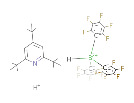 [(2,4,6-tri-tert-butylpyridineH)][HB(C<sub>6</sub>F<sub>5</sub>)3]
