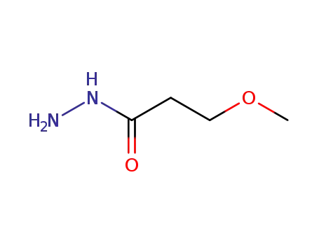 Molecular Structure of 21920-89-8 (3-METHOXYPROPIONIC ACID HYDRAZIDE)