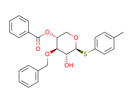 p-methylphenyl 4-O-benzoyl-3-O-benzyl-1-thio-β-D-xylopyranoside