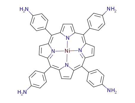 Molecular Structure of 67595-99-7 (nickel(II) 5,10,15,20-tetrakis(4-aminophenyl)-21H,23H-porphine)