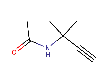 Molecular Structure of 21604-47-7 (N-ACETYL-2-METHYL-BUTYNYLAMINE)