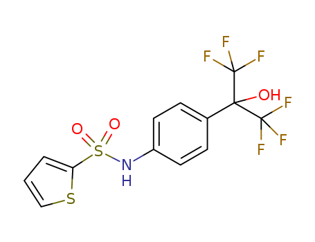 hiophene-2-sulfonic acid [4-(2,2,2-trifluoro-1-hydroxy-1-trifluoroMethyl-ethyl)-phenyl]-aMide