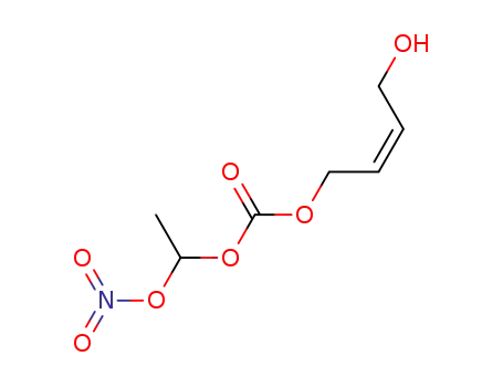 Molecular Structure of 1345092-28-5 ((Z)-4-hydroxybut-2-enyl 1-(nitrooxy)ethyl carbonate)